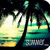 Animated beach scene with palm trees, turquoise water, and yellow sand under a bright sky, with text reading 'SUNNY' at the bottom.