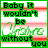 A 48x48 pixel animated contact sheet showing two frames of a Christmas-themed buddy icon with green text and red-and-white striped background.