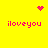 Yellow background with pink pixelated text and symbols in a , including a heart and starburst patterns