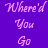 Purple background with pink cursive text reading 'Where'd I Seems You Miss You Like It's Go So Been Forever You've Been Gone' in a scattered layout.