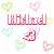 Pixelated icon with red text 'UNHOLY' surrounded by six heart shapes in green, pink, light blue, and purple hues on a white background.