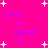 Bright pink background with white starbursts and purple text reading "LOVE U JARED !!!" in pixelated font, repeated across the image.