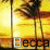 Animated sequence of a person in dark clothing against a yellow-orange gradient background with the text 'Becca' displayed below.