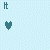 A sequence of text-based frames showing the phrase "It came to my ears in the goddamned loveliest" with a small heart symbol, ending on a teal background with white "Melody" text.