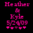 Pixelated pink text and symbols on black background with two identical frames showing slight animation differences in star positions.