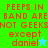 Pixelated text on green and blue backgrounds with star symbols replacing 'l' in 'daniel' across four