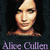 Pixelated image of a person with dark hair and light skin, next to text reading "I'm betting on Alice."