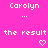 Pixelated text and heart symbols on a bright pink background with white lettering.
