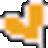 Six pixelated L-shaped icons in orange, cyan, pink, green, magenta, and dark pink arranged in two on a gray background