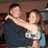 A pixelated image of a couple embracing, with text overlay reading 'Nick and Alicia 06.18.08 Forever' on the right side.