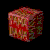A red and gold patterned cube rotates through multiple angles against a black background, displaying all six faces in sequence.