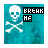 A 4x4 contact sheet of identical animated frames showing a pixelated skull and crossbones icon with "BREAK ME" text on a teal background.