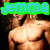 A four- shows a shirtless man with dark hair and a small chest tattoo, with text overlays changing