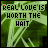 25 identical square images showing a green background with white lines and text reading "REAL LOVE IS WORTH THE WAIT" in black letters, where the word "LOVE" changes color across frames