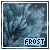 Pixelated blue-toned background with white text reading FROST at the bottom, framed by a white border.