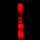 Red pixelated skull and crossbones icon with animated variations in head position, bone alignment, and vertical orientation against black background.
