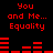 Red pixelated text and bar graph elements on black background, with repeated phrases and changing bar patterns.