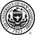 Circular grayscale icon with concentric rings and central cross-like symbol, surrounded by pixelated text fragments.