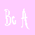 12 square displays variations in pink and red tones with text and heart symbols, including 'Be A', 'Bunny's Hunny', and 'buy cruelty free' phrases