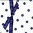 Pixelated icon with blue bow on white polka dots, 'love u bunches' text on blue background, and nine heart symbols arranged in three