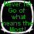 Four identical square with rounded corners display green pixelated text on black backgrounds, each bordered by a white outline