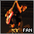 Pixelated icon shows a stylized orange and red figure with a curved neck and elongated limbs against a dark background, with 'FAN' text in white block letters at bottom right.
