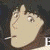 Animated sequence of anime-style character faces with changing expressions and text overlays, featuring a crew silhouette at the bottom.