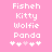 Pixelated text list on pink background with animated heart symbols changing from white to light pink.