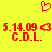 Red pixelated heart symbol above two identical red text blocks on bright yellow background.