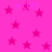 Pink background with scattered pink stars and repeated 'NICO13' text in lighter pink, static image.