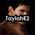 A four- of pixelated images showing a young man with dark hair in various poses, with overlaid text reading "TaylahE2," "loves," and "Twilight!" on different