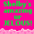 Green text on bright pink background reads "Shelby's amazing ur JELOUS!" with pixelated white border, repeated across multiple