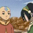 Pixelated anime-style image of two characters with text overlays expressing affection and shyness.