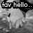 Black-and-white animated sequence showing a character's face with changing text overlays across six