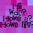 Pixelated text 'HI Wdc? How' repeated across a pink and purple checkered background with visible animation changes.