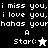 Pixelated text and star icons on black, gray, and white backgrounds with visible animation changes.