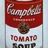 A pixelated Campbell's Tomato Soup can with red text reading 'NO SOUP FOR YOU!' on a white background.