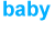 Animated contact sheet showing sequential text changes in a blue-green color scheme forming the phrase "baby you are the world" across five frames.