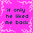 A static image with a bright pink background featuring white pixelated snowflake patterns and repeated dark green text reading "if only he liked me back" in four identical blocks.