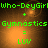 Green pixelated text on a brownish-orange gradient background with two distinct animation states showing different circular light patterns.