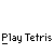 Animated contact sheet showing 20 sequential frames of a yellow stick figure playing Tetris with white block pieces on a gray background, each frame labeled "Play Tetris" below.