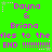 A bright green background displays repeated pink text and star symbols in a pattern with no visible animation changes
