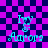 Pixelated cyan trophy icon with 'Aurora' text on purple and dark blue checkered background, showing animation frames.