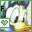Pixelated image with green border, black 'F' on left, white arches over yellow-brown ground, and pixel heart in bottom-left corner.