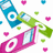 Pixelated image of three music players with hearts, green text reading 'SHES DON'T LISTEN TO THE HYPES', and a white background.