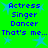 Green background with blue text listing 'Actress Singer Dancer That's me...' and light blue stars, repeated twice in a