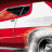A 48x48 pixel animated buddy icon featuring a red and white car with "Starsky & Hutch" text on a solid red background, displayed as two sequential frames in a contact sheet layout.