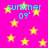 Bright pink background with scattered yellow stars and cyan text reading 'summer 09' in four locations.