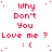 Red text and pixelated emoticons repeat in a pattern on white background with gray corner, no visible animation changes