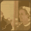 sepia-toned animated frames showing a couple in various romantic poses, with the final frame displaying 'noah & allie' text